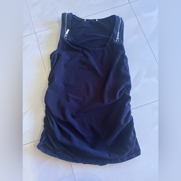 Michael Kors sexy sleeveless zipper  Black top maternity Check the measurements - Picture 4 of 6